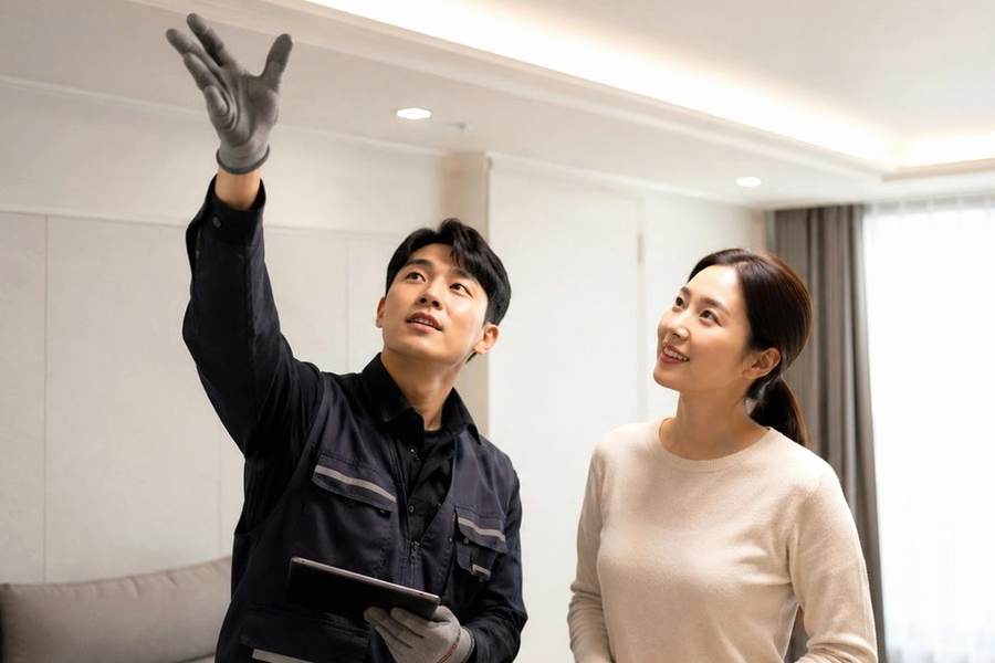 광명시 LED전등교체 광명동 LED방등 설치체크
