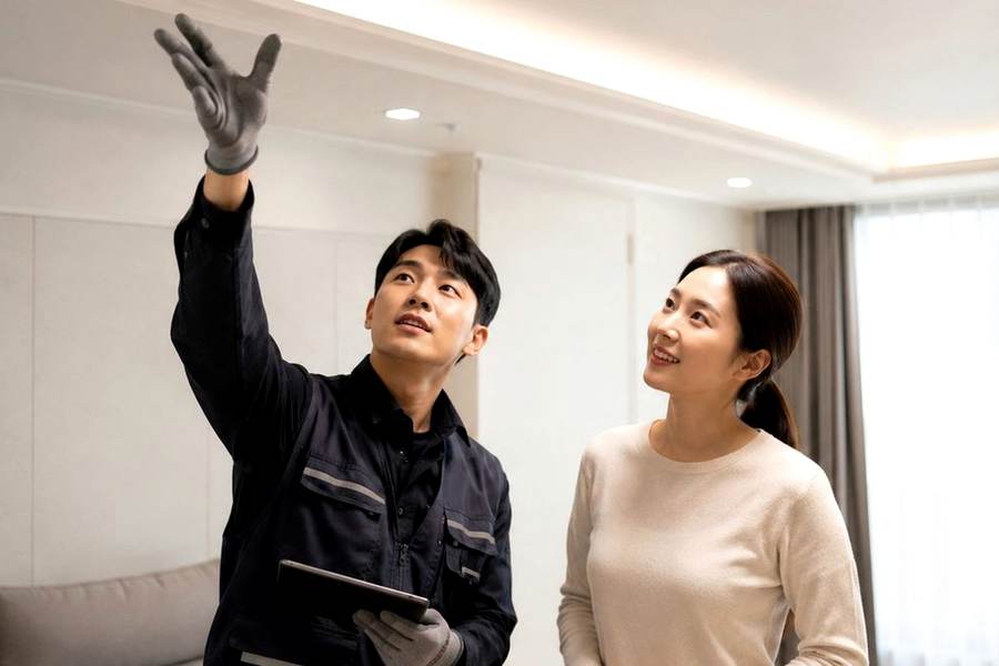 광명시 전등설치 일직동 LED방등 콘센트 교체