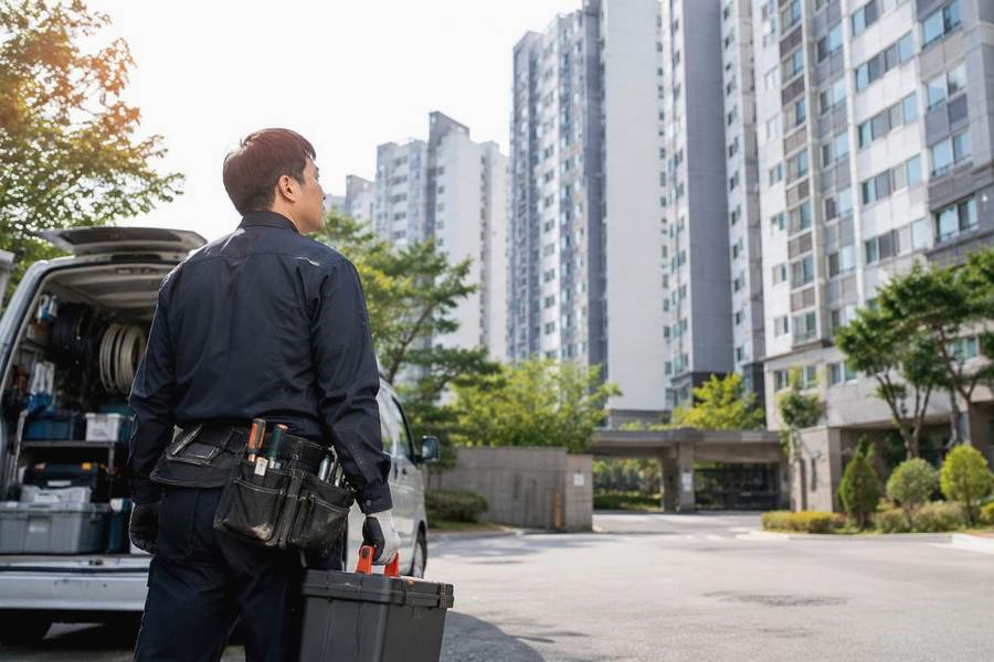 의왕시 LED전등교체 학의동 간접조명 매립등 탈거 후 새 등 삽입