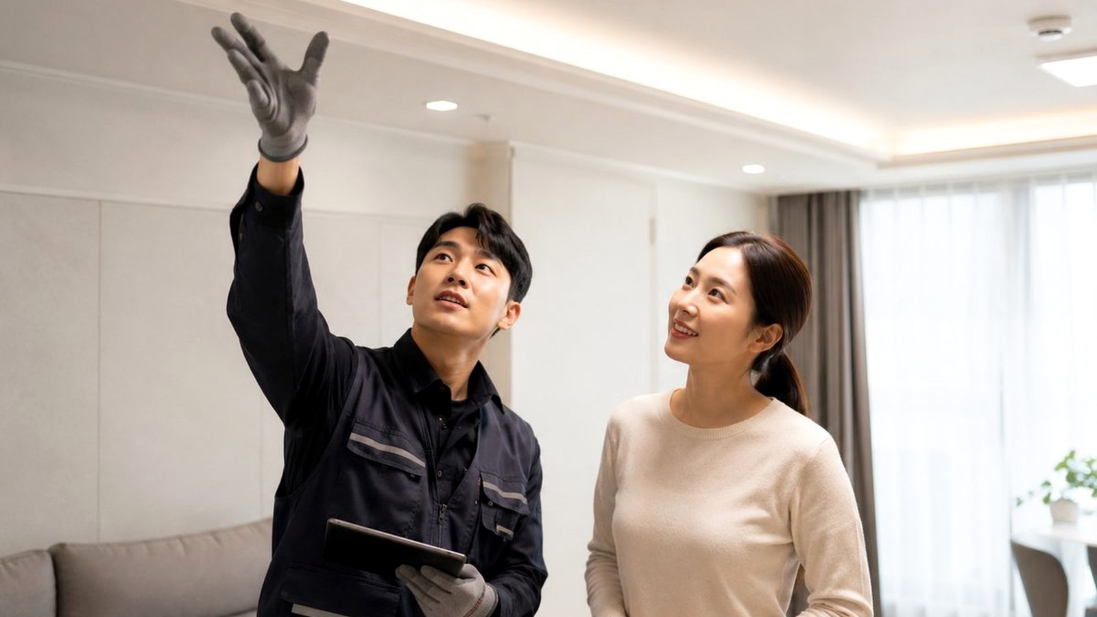 거실등·방등 설치